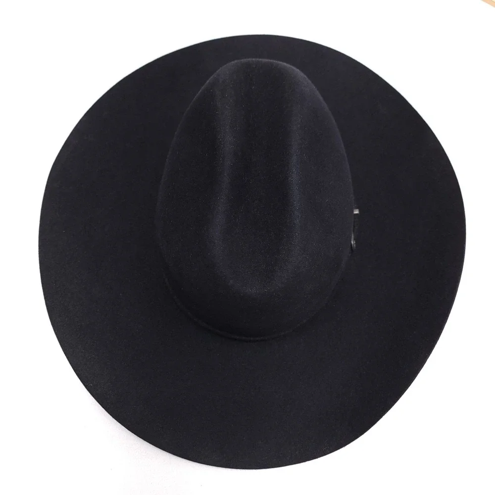 Rodeo King Black 5XXXXX‎ Beaver Quality Felt Cowboy Hat Size 7 Western Cattleman